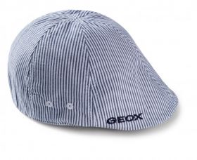 Детска шапка Geox - бяло/синьо рае
