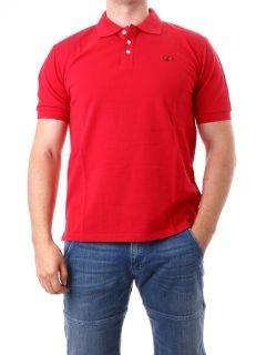 Мъжка риза с къс ръкав GEOX M2210B T0942 F7043, Червена  