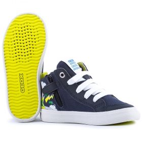 Дишащи Детски кецове GEOX - сини  с бяло