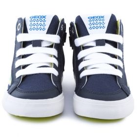 Дишащи Детски кецове GEOX - сини  с бяло