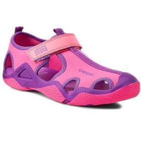 Дишащи Детски сандали GEOX със затворени пръсти