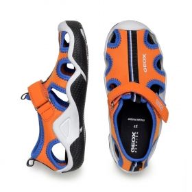 Дишащи Детски сандали GEOX със затворени пръсти 