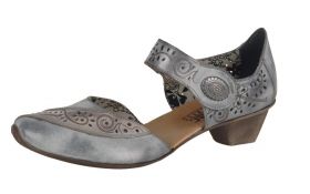 Дамски обувки RIEKER 49757-40 с патентован комфорт - сиви