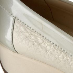 Mocasini femei GEOX ARETHEA D621SB 0AKHI C1002 alb din piele naturala