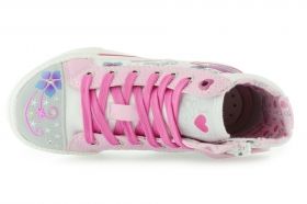 Girls' Sneakers GEOX J MOVIE J42L5E 0ANBJ C0406 (white/pink)