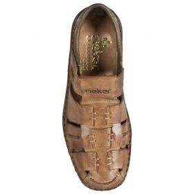 Мъжки обувки с лепки RIEKER 05275-25, Кафяви