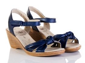 Немски Дамски сандали на платформа CAPRICE 9-28380-20 - сини