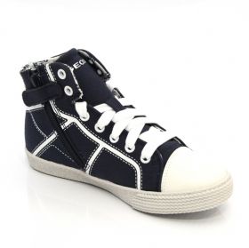 Sneaker alta GEOX J42A8A 00010 C4002 - blu/bianco