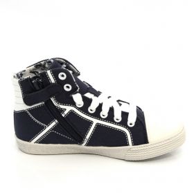 Kids' sneakers GEOX J42A8A 00010 C4002 (navy/white)