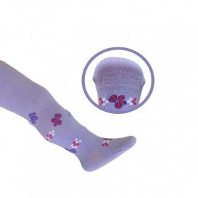 REWON 501004 Детски памучен чорапогащник в лилаво