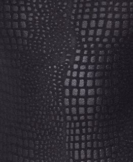 Crocodile Print Round Neck Long Sleeve Bodysuit