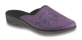 BEFADO 552D006 Papuci de casa de dama cu platformă, violet