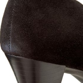 Черни велурени дамски обувки с ток GEOX MARIELE D32T6E 00021 C9999