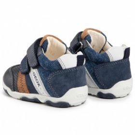 Pantofi baieti GEOX NEW BALÙ BABY BOY B020PB 0CLPA C4002 cu velcro