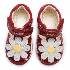 Дишащи Бебешки обувки GEOX BABY EACH B920AA 010HI C0003, червени