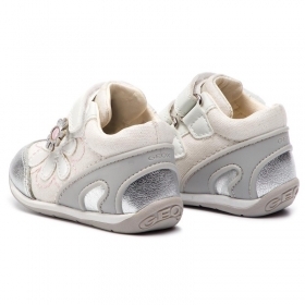 Дишащи Бебешки обувки GEOX EACH B920AG 009KY C0007, сребристи