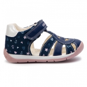 Дишащи Бебешки обувки GEOX EACH B920AC 0AW54 C0694, сини