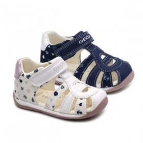 Дишащи Бебешки обувки GEOX EACH B920AC 0AW54 C0406, бели