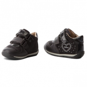 Дишащи Бебешки обувки GEOX BABY EACH B740AB 022HI C9002, сиви