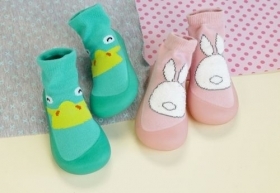BEFADO 002P007 Бебешки Обувки чорапчета, Зелени с покемон