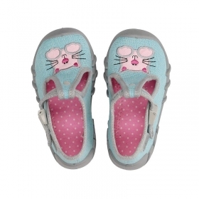 BEFADO SPEEDY 110P375 Бебешки обувки от текстил, С котенце