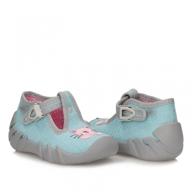 BEFADO SPEEDY 110P375 Бебешки обувки от текстил, С котенце