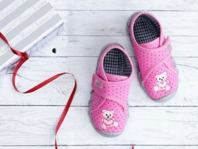 BEFADO SPEEDY 112P185 Бебешки обувки от текстил, С котенце