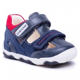 Бебешки обувки за прохождане GEOX B N.BALU' B. A B150PA 0CL22 C0735, Сини с червено
