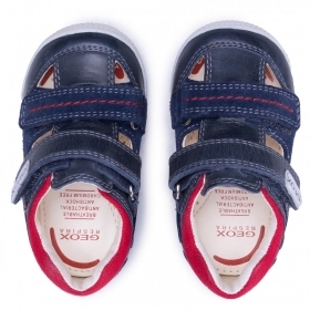 Бебешки обувки за прохождане GEOX B N.BALU' B. A B150PA 0CL22 C0735, Сини с червено