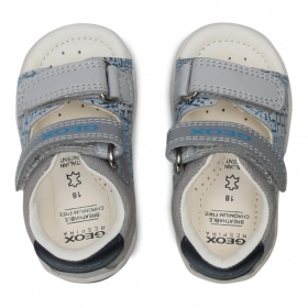 Бебешки сандали за прохождане GEOX B S.ELBA B. B B15L8B 05410 C1297, Сиви