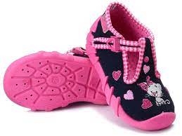 BEFADO SPEEDY 110P330 Бебешки обувки за момиче от текстил, С котенца