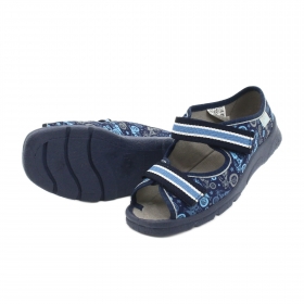 BEFADO MAX 969X159 Детски сандали за момче от текстил, Сини