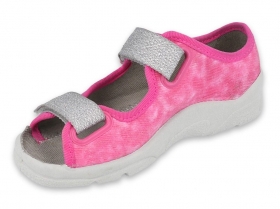 BEFADO MAX 969X163 Детски сандали за момиче от текстил, Розови