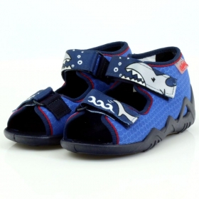 BEFADO SNAKE 250P069 Бебешки текстилни сандали, Сини