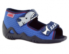 BEFADO SNAKE 250P069 Бебешки текстилни сандали, Сини