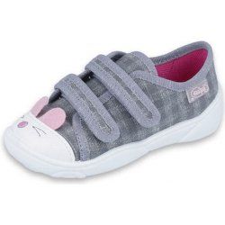BEFADO MAXI 907P108 Бебешки текстилни обувки, Сиво каре