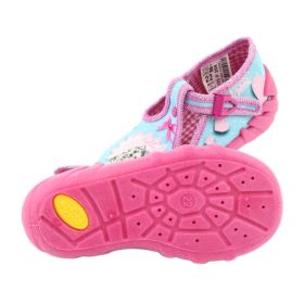 BEFADO SPEEDY 110P358 Бебешки обувки за момиче от текстил, С кученце
