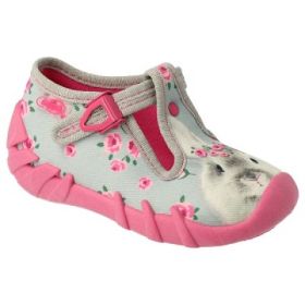 BEFADO SPEEDY 110P425 Бебешки обувки за момиче от текстил, Със зайче