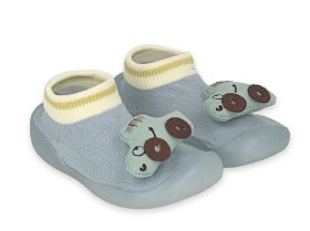 BEFADO 002P039 Бебешки Обувки чорапчета, Сини с коли