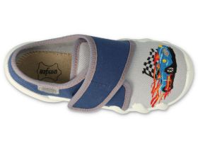 BEFADO SKATE 273X344 Детски обувки за момче от текстил, Сини