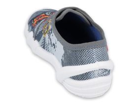 BEFADO SKATE 273X315 Детски обувки за момче от текстил, Сиви с коли