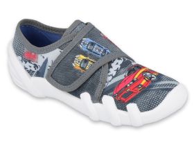 BEFADO SKATE 273X315 Детски обувки за момче от текстил, Сиви с коли