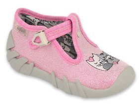 BEFADO SPEEDY 110P436 Бебешки обувки за момиче от текстил, С коте