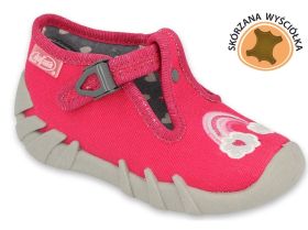 BEFADO SPEEDY 110P434 Бебешки обувки текстилни обувки за момиче с кожена стелка, Фуксия