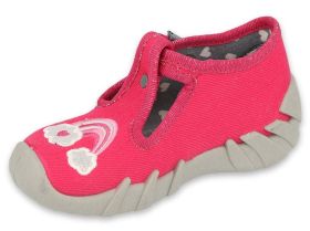 BEFADO SPEEDY 110P434 Бебешки обувки текстилни обувки за момиче с кожена стелка, Фуксия