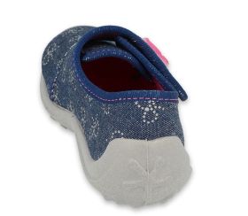 BEFADO 560X148 Детски текстилни обувки за момиче, Син деним