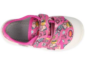 BEFADO MAXI 907P148 Бебешки текстилни обувки, Розови 