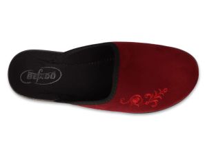 BEFADO 552D018 Полски домашни чехли на анатомична платформа, Червени