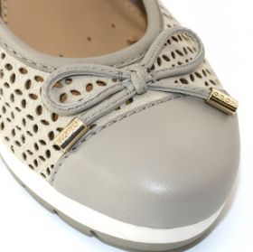 Дишащи Дамски обувки на платформа GEOX DORI D32P9Q 08521 C1006 - бежови