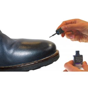 COCCINE LEATHER REPAIR Черен ретуш- коректор за кожени обувки, колани, портфейли, чанти, 